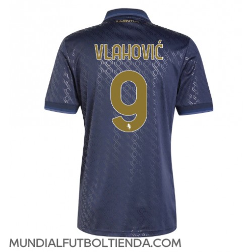 Camiseta Juventus Dusan Vlahovic #9 Tercera Equipación Replica 2024-25 mangas cortas